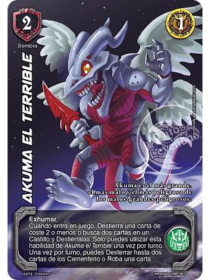 Akuma el Terrible (MTB - Invasores Galácticos)