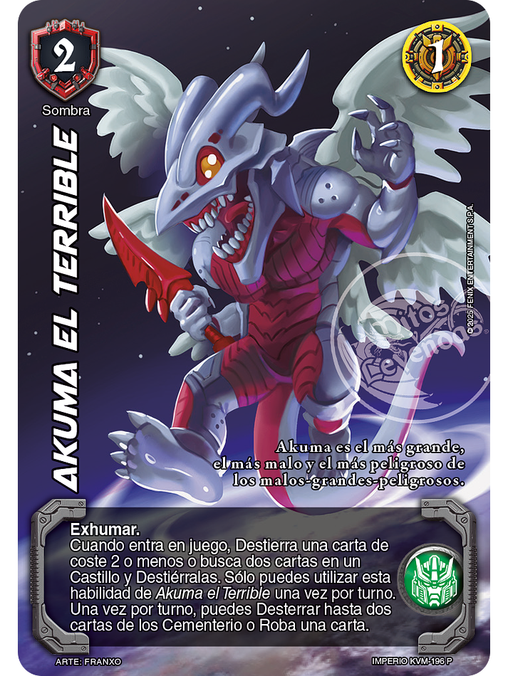 Akuma el Terrible (MTB - Invasores Galácticos) 1