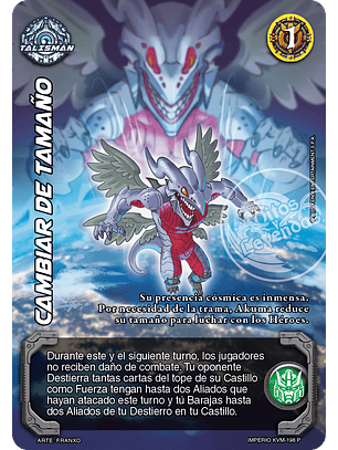 Cambiar de Tamaño (MTB - Invasores Galácticos)