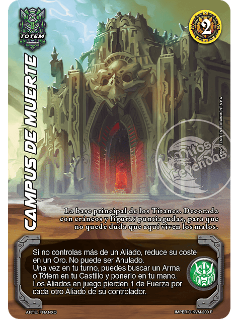 Campus de Muerte (MTB - Invasores Galácticos) 1