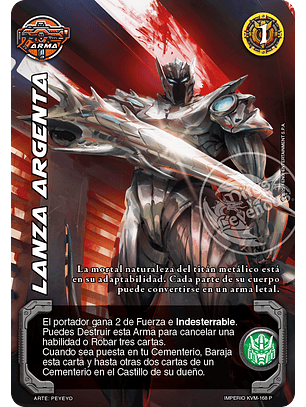 Lanza Argenta (Kit Metalfmorfo)
