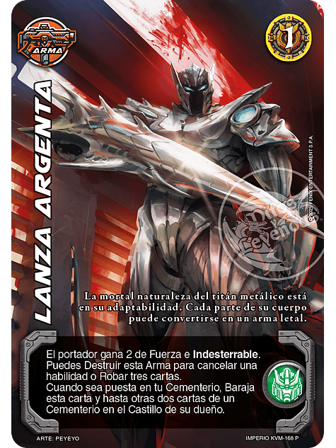 Lanza Argenta (Kit Metalfmorfo) 1