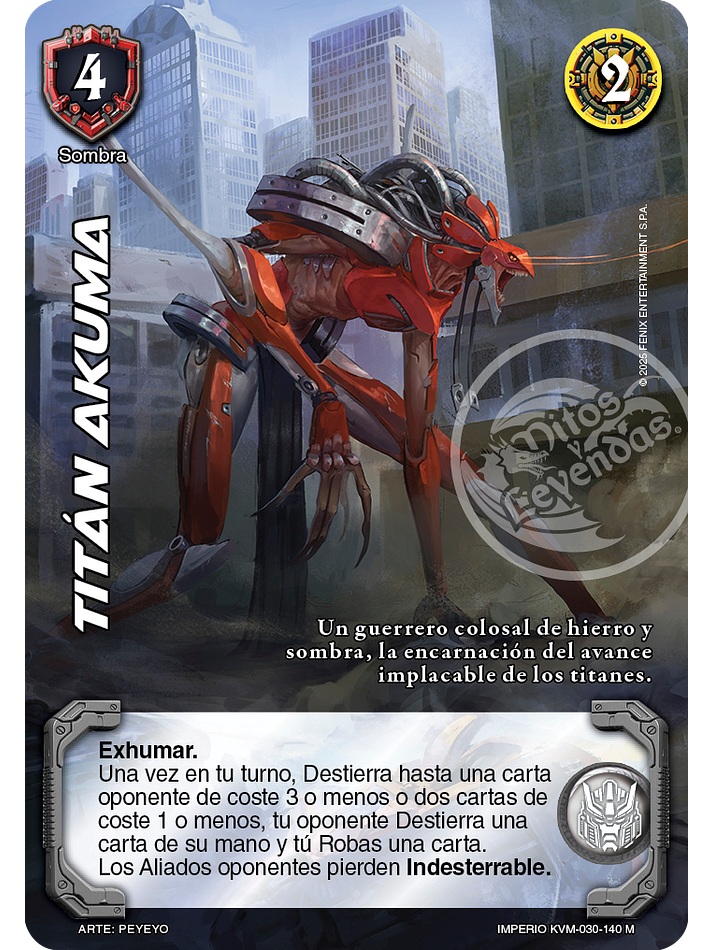 Titán Akuma (KVM - Mega Real) 1