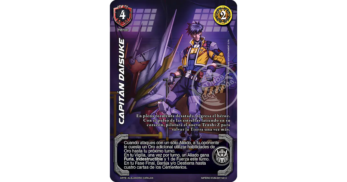 Capitán Daisuke (KVM - Ultra Real) Singles Imperio - Mito