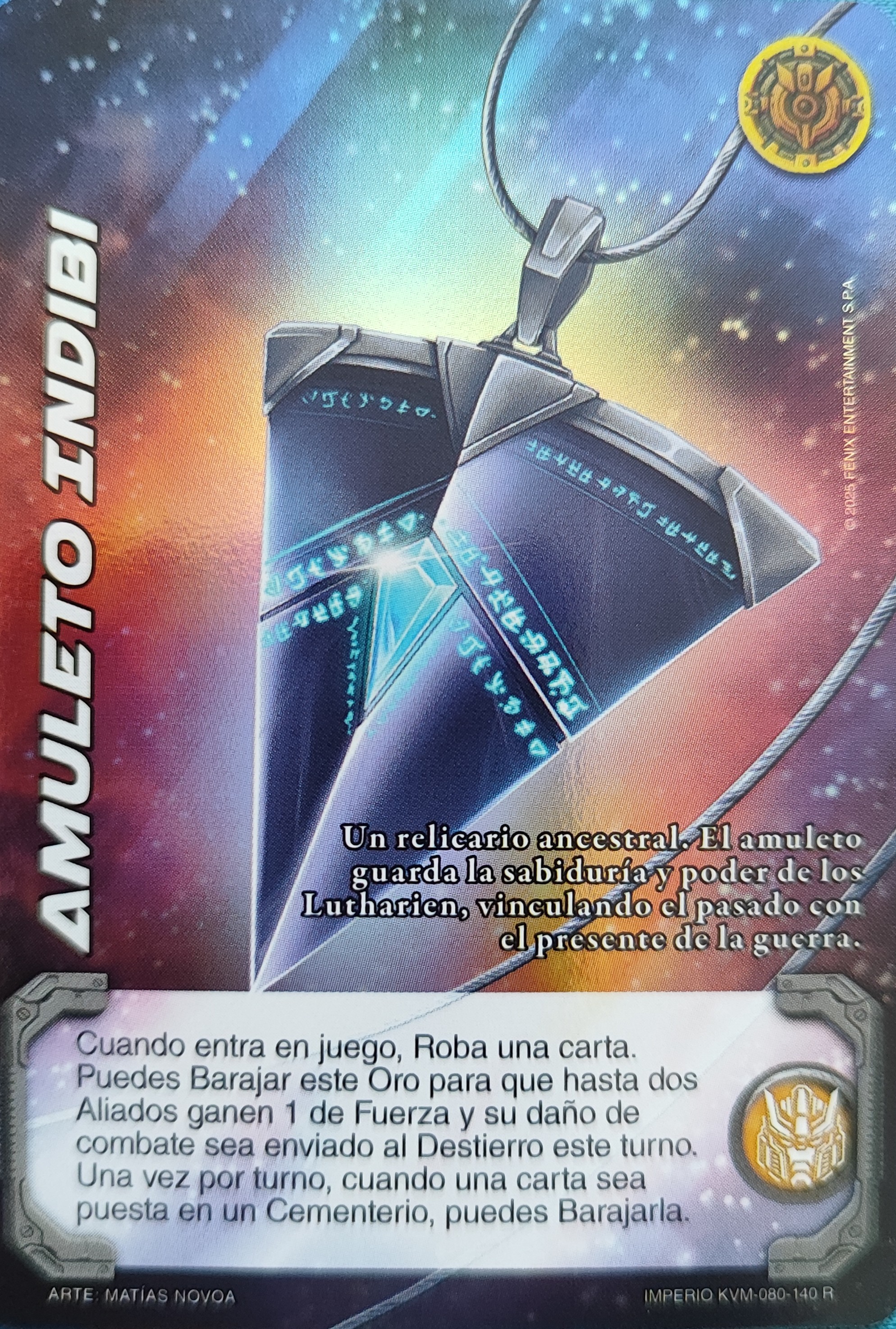 Amuleto Indibi (KVM - Reales)