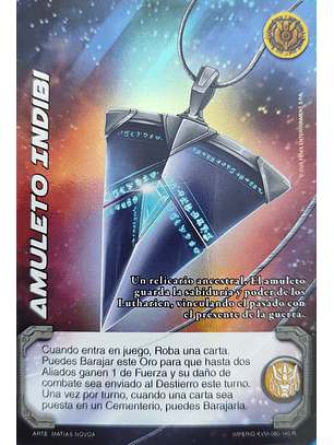 Amuleto Indibi (KVM - Reales)