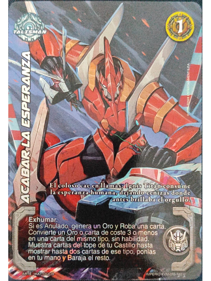 Acabar la Esperanza (KVM - Ultra Real) 1