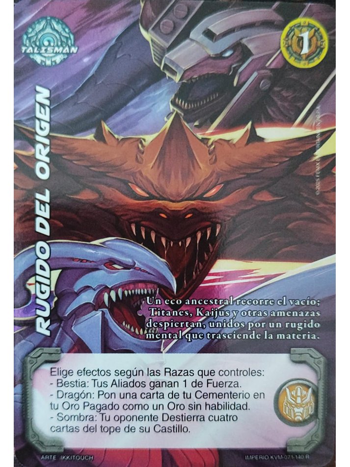 Rugido del Origen (KVM - Reales) 1