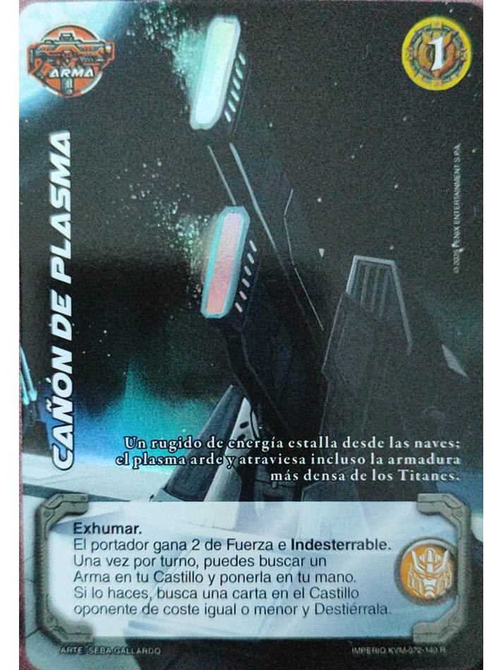 Cañón de Plasma (KVM - Reales) 1