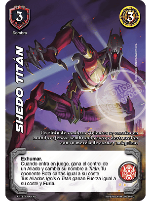 Shedo Titán (KVM - Cortesano)