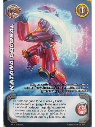 Katana Colosal (KVM - Cortesano)