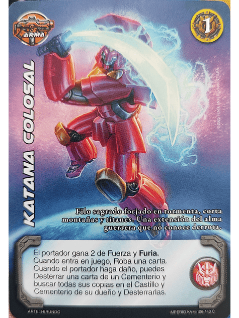 Katana Colosal (KVM - Cortesano) 1