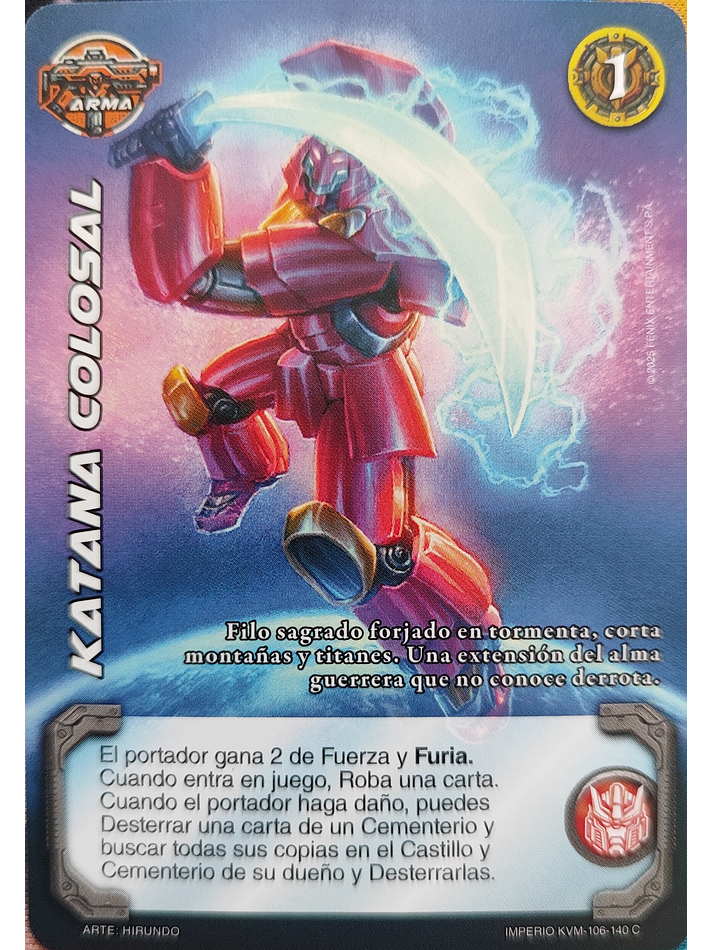 Katana Colosal (KVM - Cortesano) 1