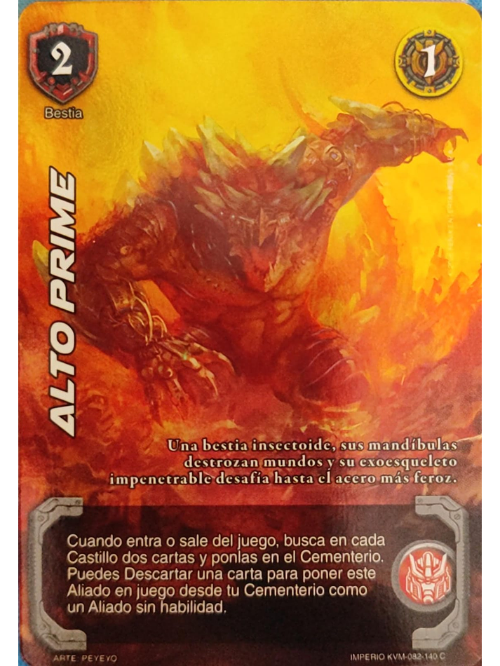 Alto Prime (KVM - Cortesana Foil) 1
