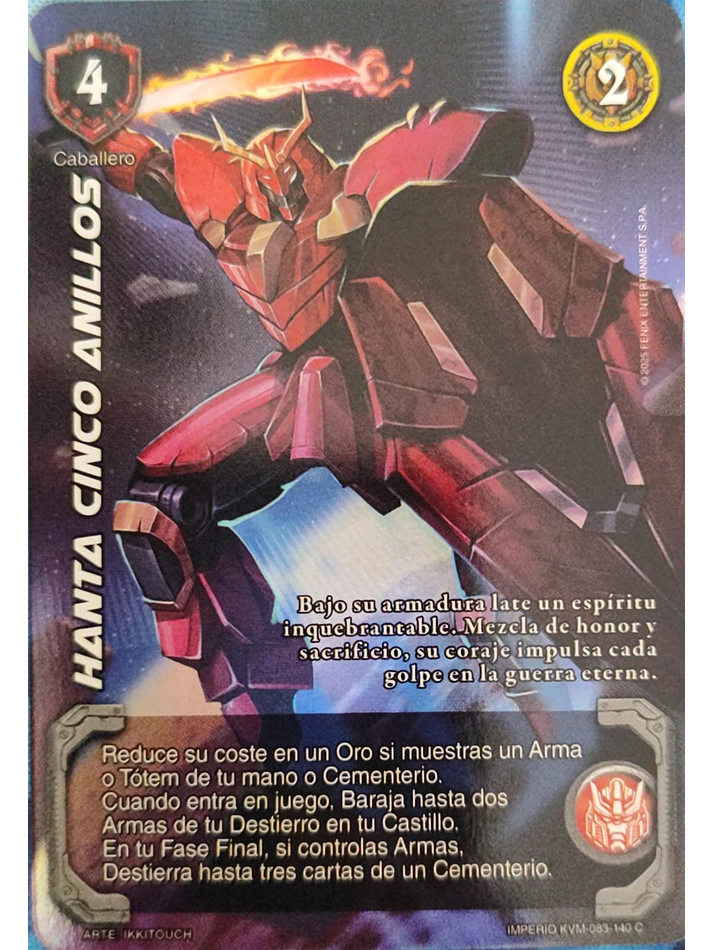 Hanta Cinco Anillos (KVM - Cortesana Foil) 1