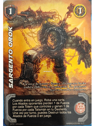 Sargento Orok (KVM - Cortesana Foil)