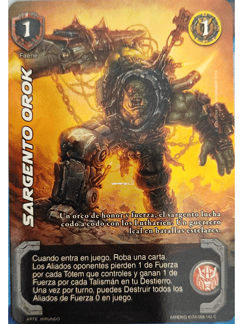 Sargento Orok (KVM - Cortesana Foil) 1