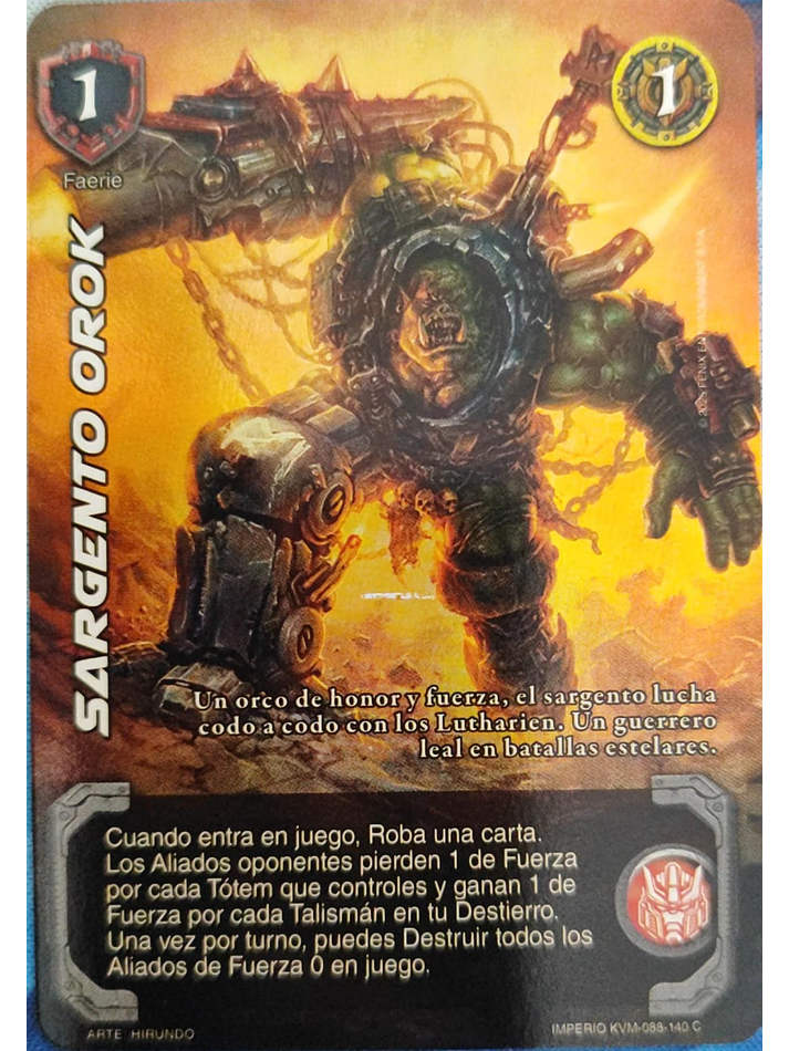 Sargento Orok (KVM - Cortesana Foil) 1