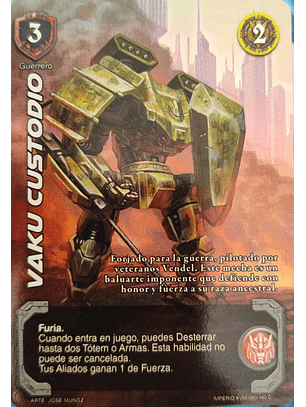 Vaku Custodio (KVM - Cortesana Foil)