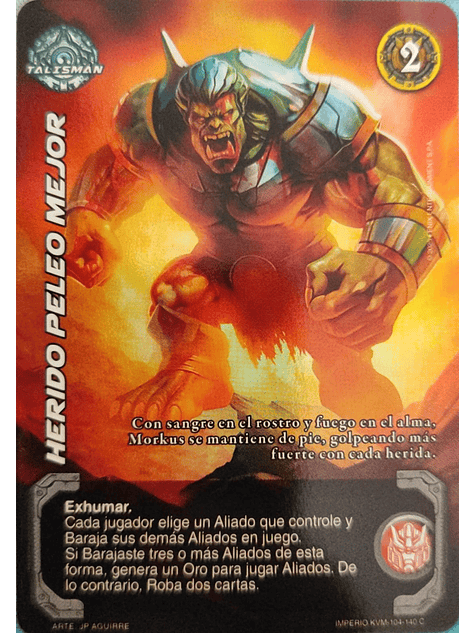 Herido Peleo Mejor (KVM - Cortesana Foil) 1