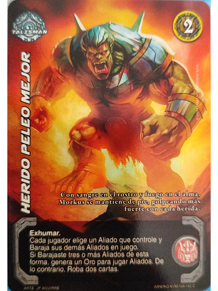 Herido Peleo Mejor (KVM - Cortesana Foil) 1