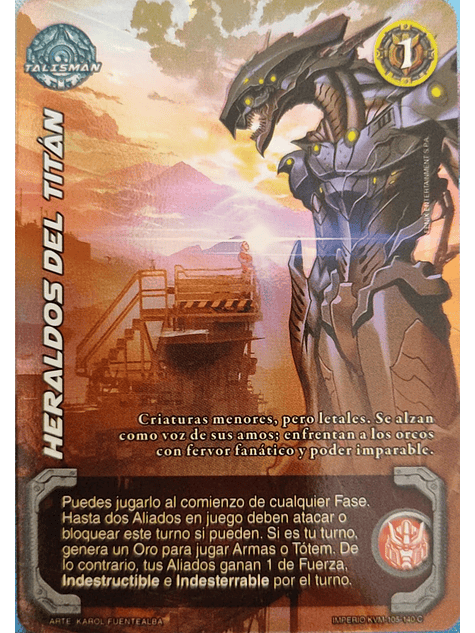 Heraldos del Titán (KVM - Cortesana Foil) 1