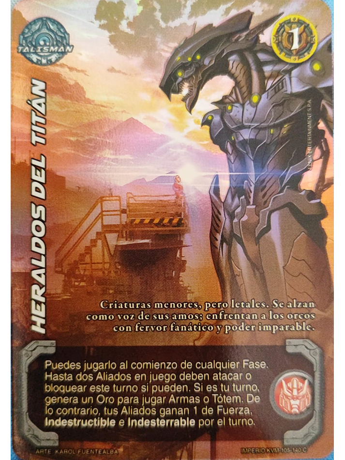 Heraldos del Titán (KVM - Cortesana Foil) 1