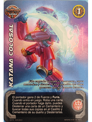 Katana Colosal (KVM - Cortesana Foil)
