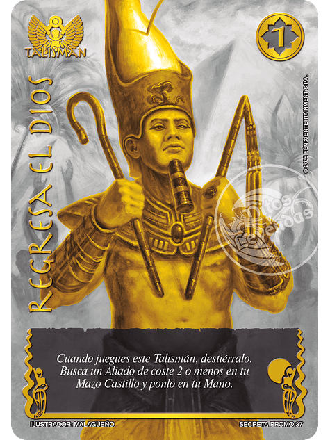 Regresa El Dios (LBPB25 - secreta dorada) 1