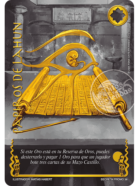 Papiros De Lahun (LBPB25 - secreta dorada) 1