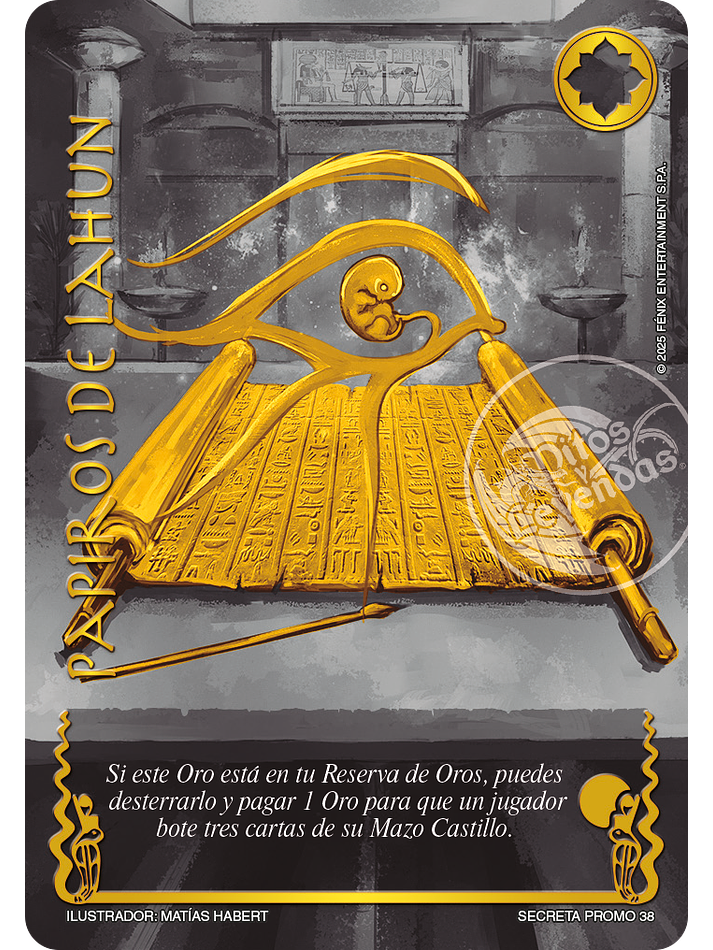 Papiros De Lahun (LBPB25 - secreta dorada) 1