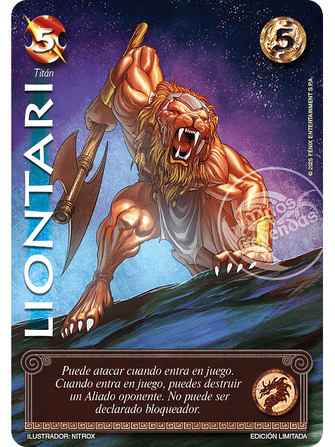 Liontari (LBPB25 - Foil lluvia premium) 1