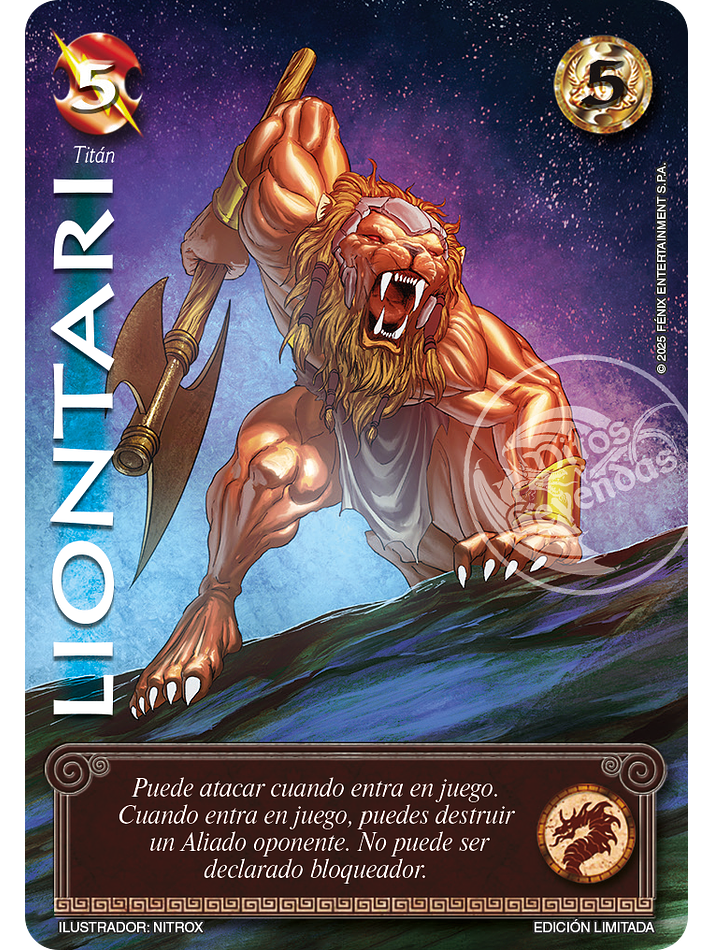 Liontari (LBPB25 - Foil lluvia premium) 1