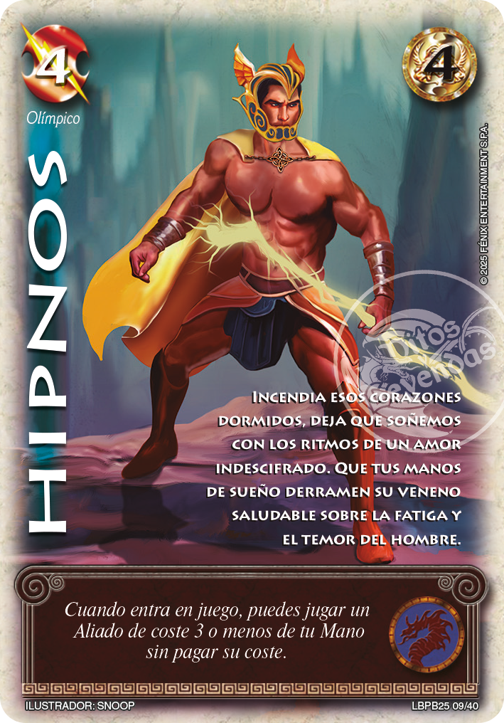 Hipnos (LBPB25 - Arte Alternativo) - Singles Primer Bloqu