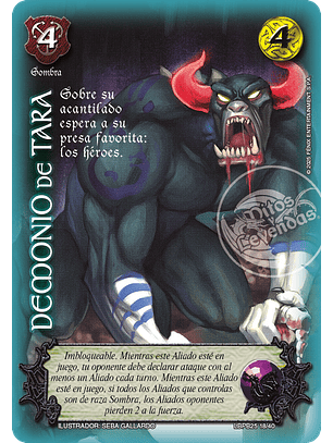 Demonio De Tara (LBPB25 - Arte Alternativo)