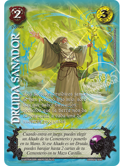 Druida Sanador (LBPB25 - Arte Alternativo) 1