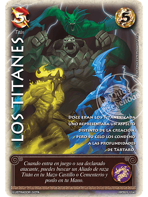 Los Titanes (LBPB25 - Arte Alternativo)