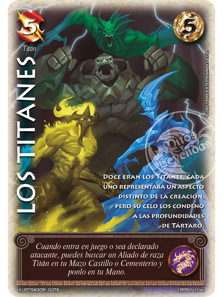 Los Titanes (LBPB25 - Arte Alternativo) 1