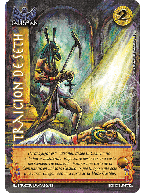 Traición De Seth (LBPB25 - Foil lluvia premium) 1