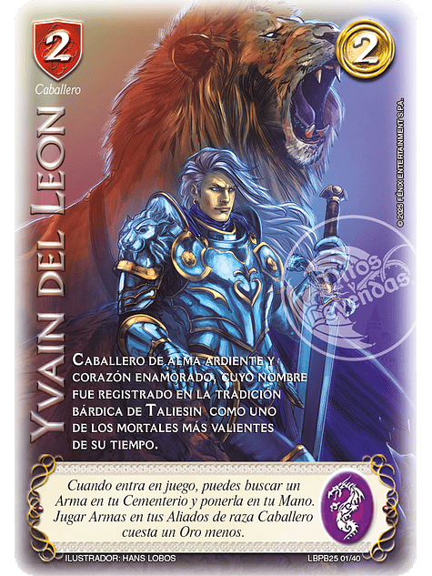 Yvain Del Leon (LBPB25 - Arte Alternativo) 1