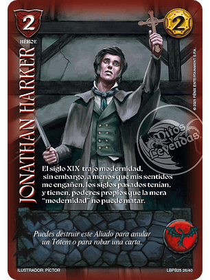 Jonathan Harker (LBPB25 - Arte Alternativo)