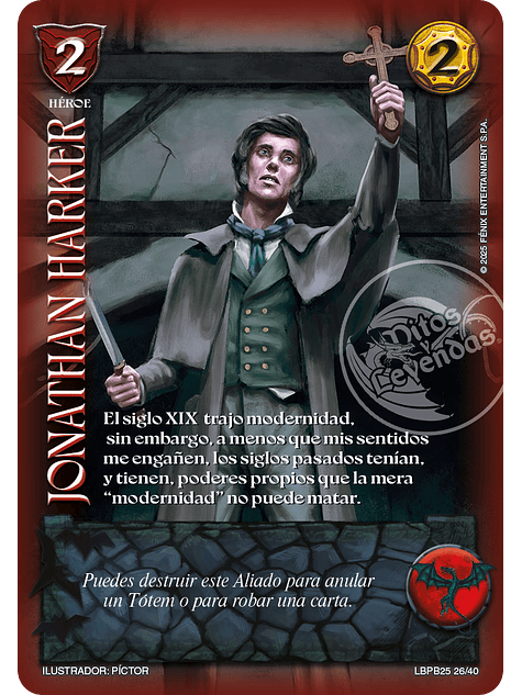 Jonathan Harker (LBPB25 - Arte Alternativo) 1