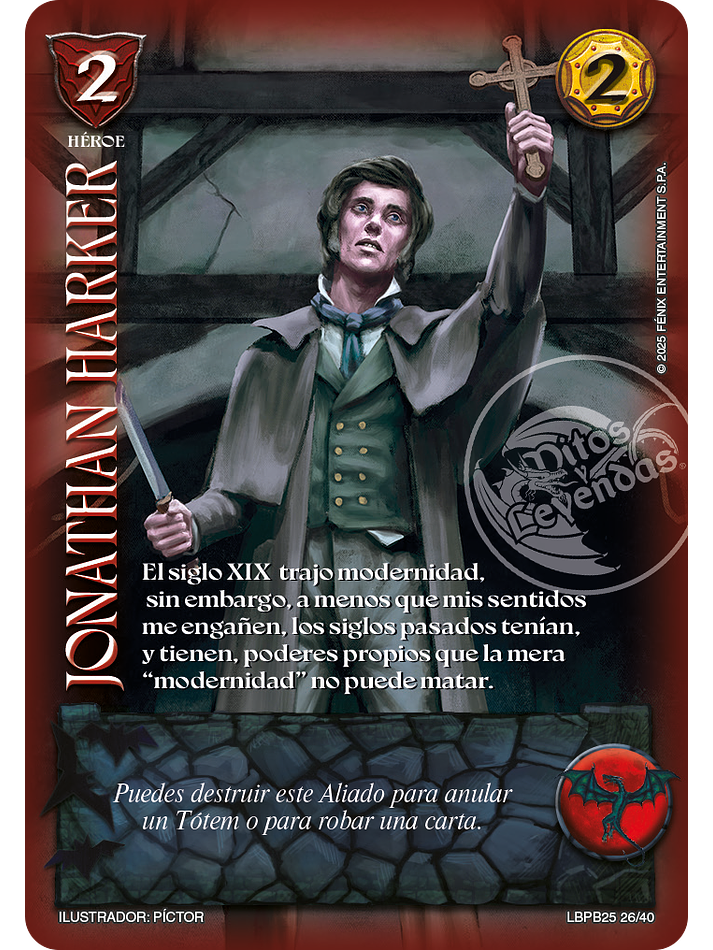 Jonathan Harker (LBPB25 - Arte Alternativo) 1