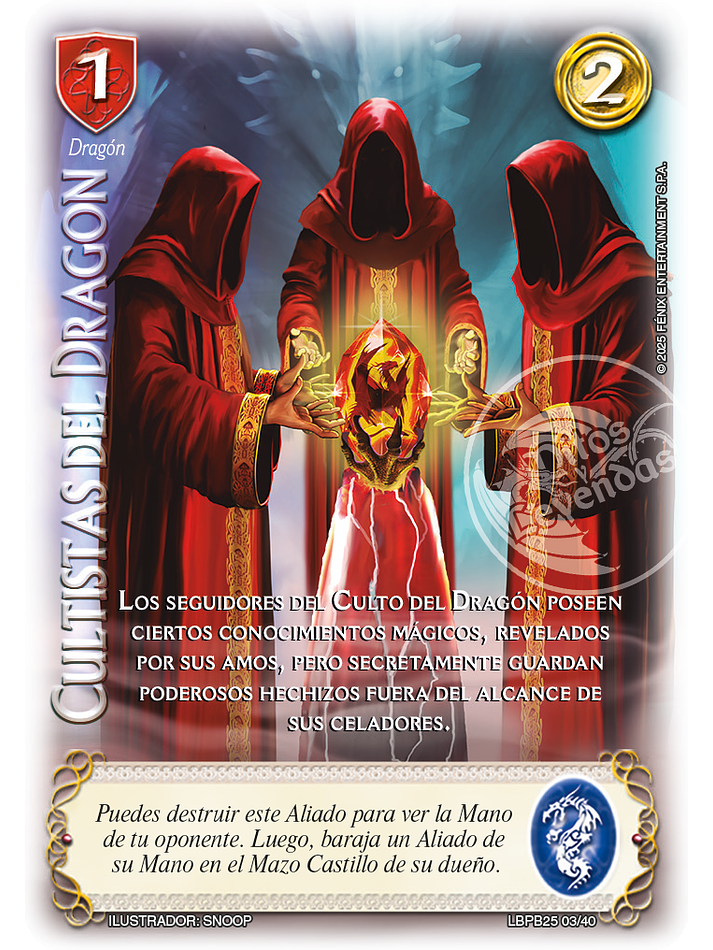 Cultistas Del Dragon (LBPB25 - Arte Alternativo) 1