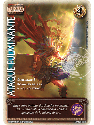 Ataque Fulminante (LBPB25 - Arte Alternativo)
