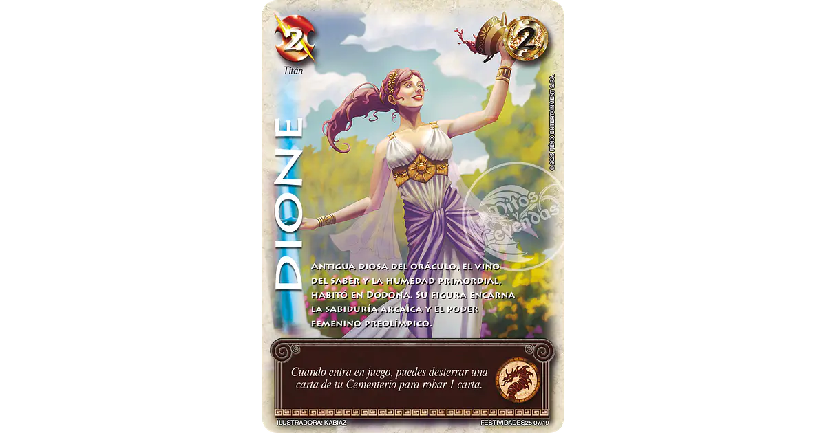 Dione (LBPB25) - Singles Primer Bloque - Mitos y Leyendas