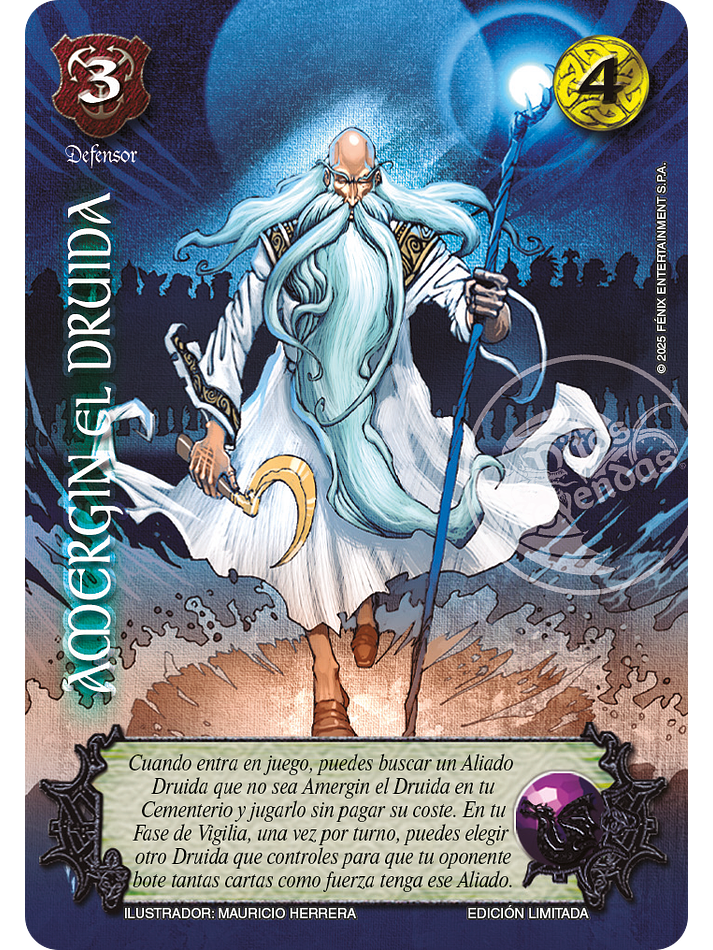 Amergin El Druida (LBPB25 - Foil lluvia premium) 1