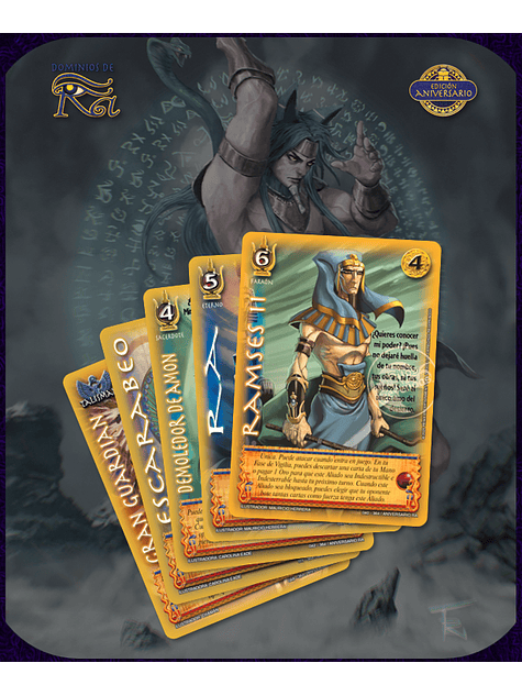 Pack de 10 sobres Aniversario de Dominios de Ra 4