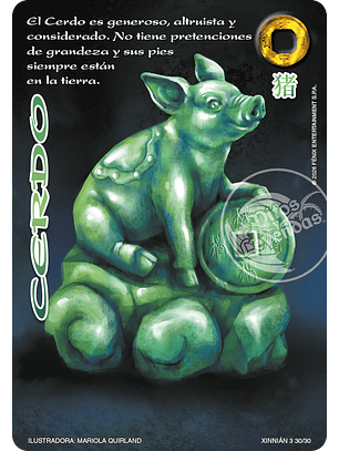 Cerdo (Xinnian 3 - Año del caballo)