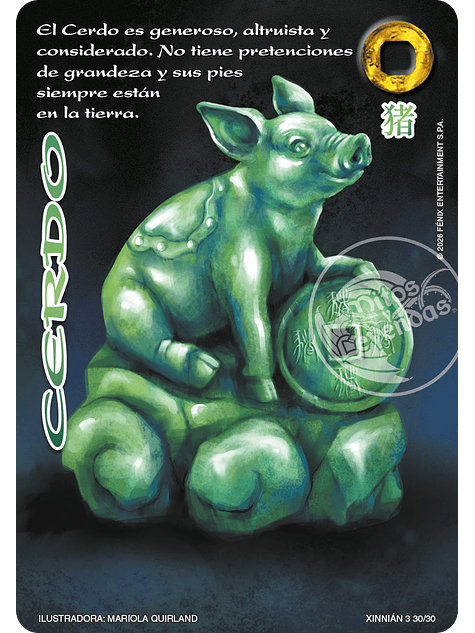 Cerdo (Xinnian 3 - Año del caballo) 1